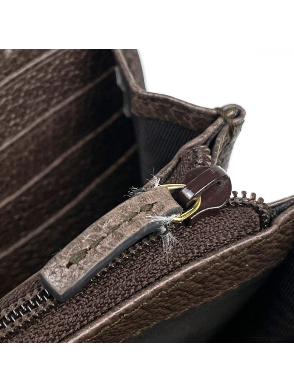 Gucci Wallet GG Pattern Sherry Line Web Beige Green - Picture 8 of 10
